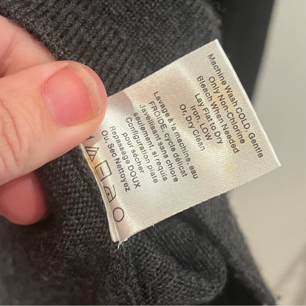 Smartwool Charcoal Gray With Rusty Red Stripes Si… - image 5